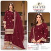 Sonehri Vol 2 By Zorista Chinon Silk Pakistani Plazzo Suits Wholesale Online